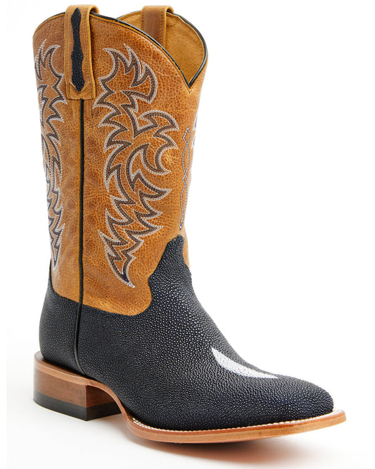 Cody James Men's Exotic Stingray Western Boots - Broad Square Toe