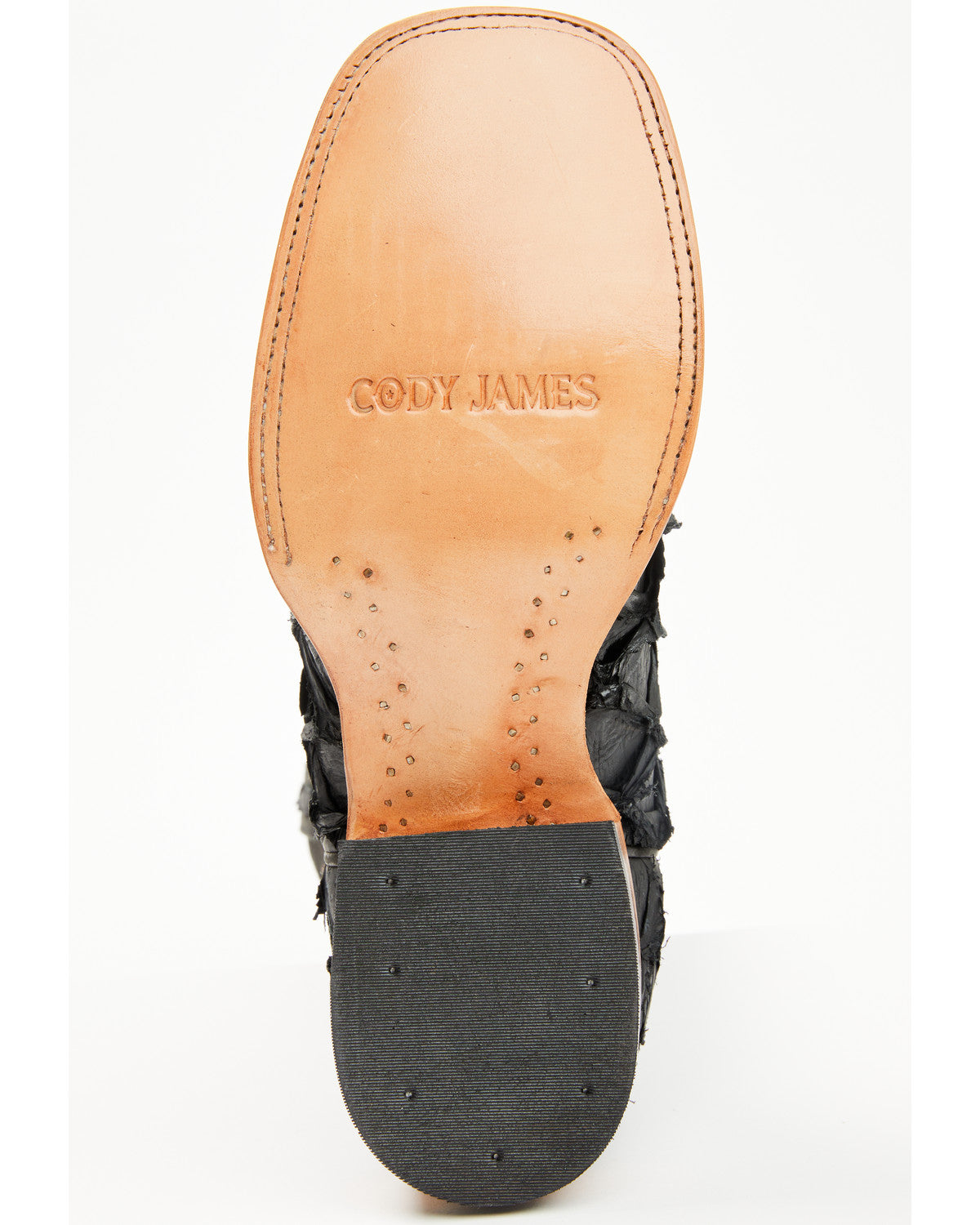 Cody James Men's Exotic Pirarucu Western Boots - Broad Square Toe