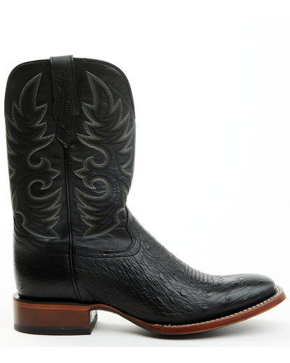Cody James Men's Exotic Smooth Ostrich Western Boots - Broad Square To