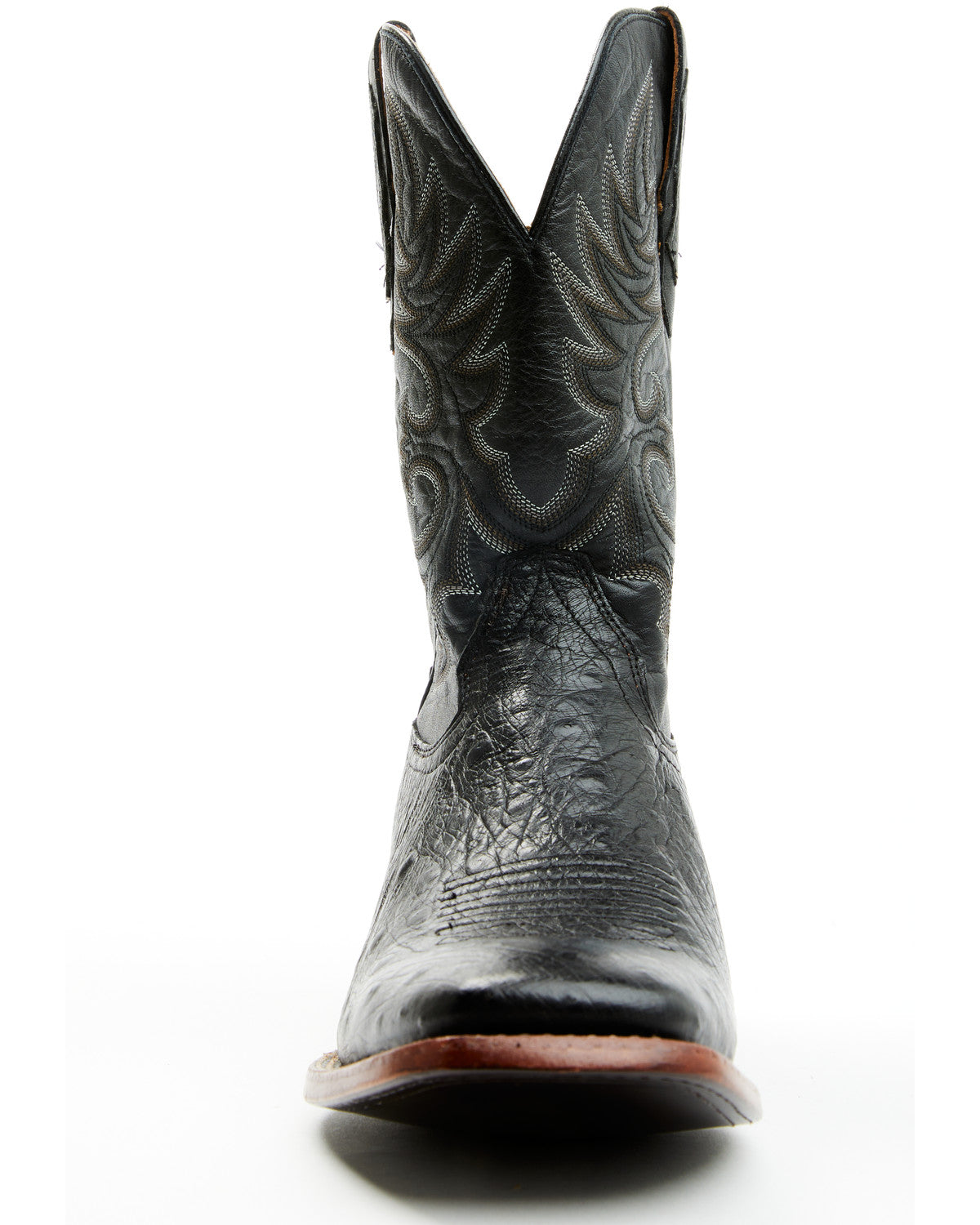 Cody James Men's Exotic Smooth Ostrich Western Boots - Broad Square To