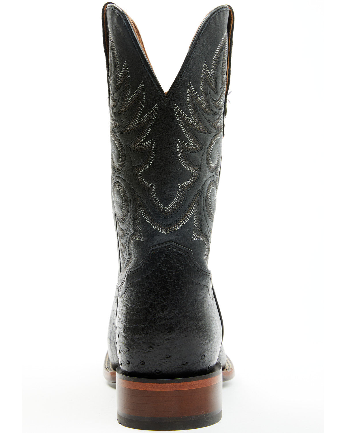 Cody James Men's Exotic Smooth Ostrich Western Boots - Broad Square To