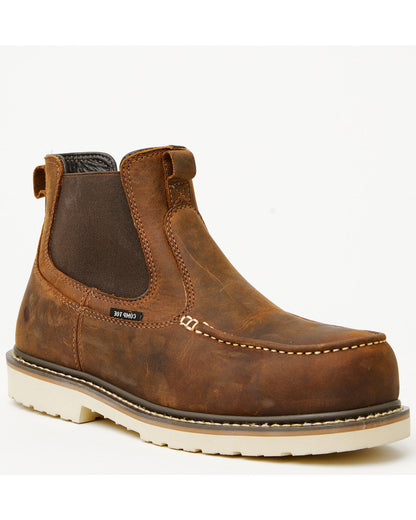 Cody James Men's Moc Chelsea Work Boots - Composite Toe
