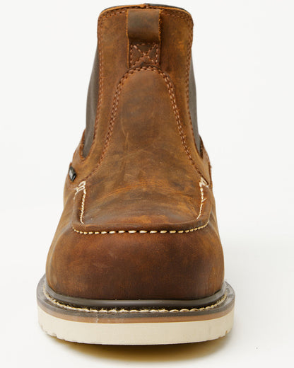 Cody James Men's Moc Chelsea Work Boots - Composite Toe