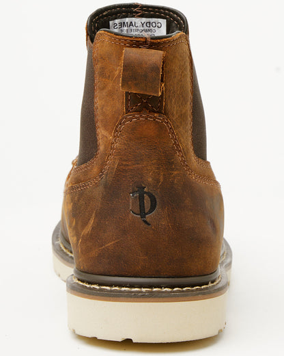 Cody James Men's Moc Chelsea Work Boots - Composite Toe