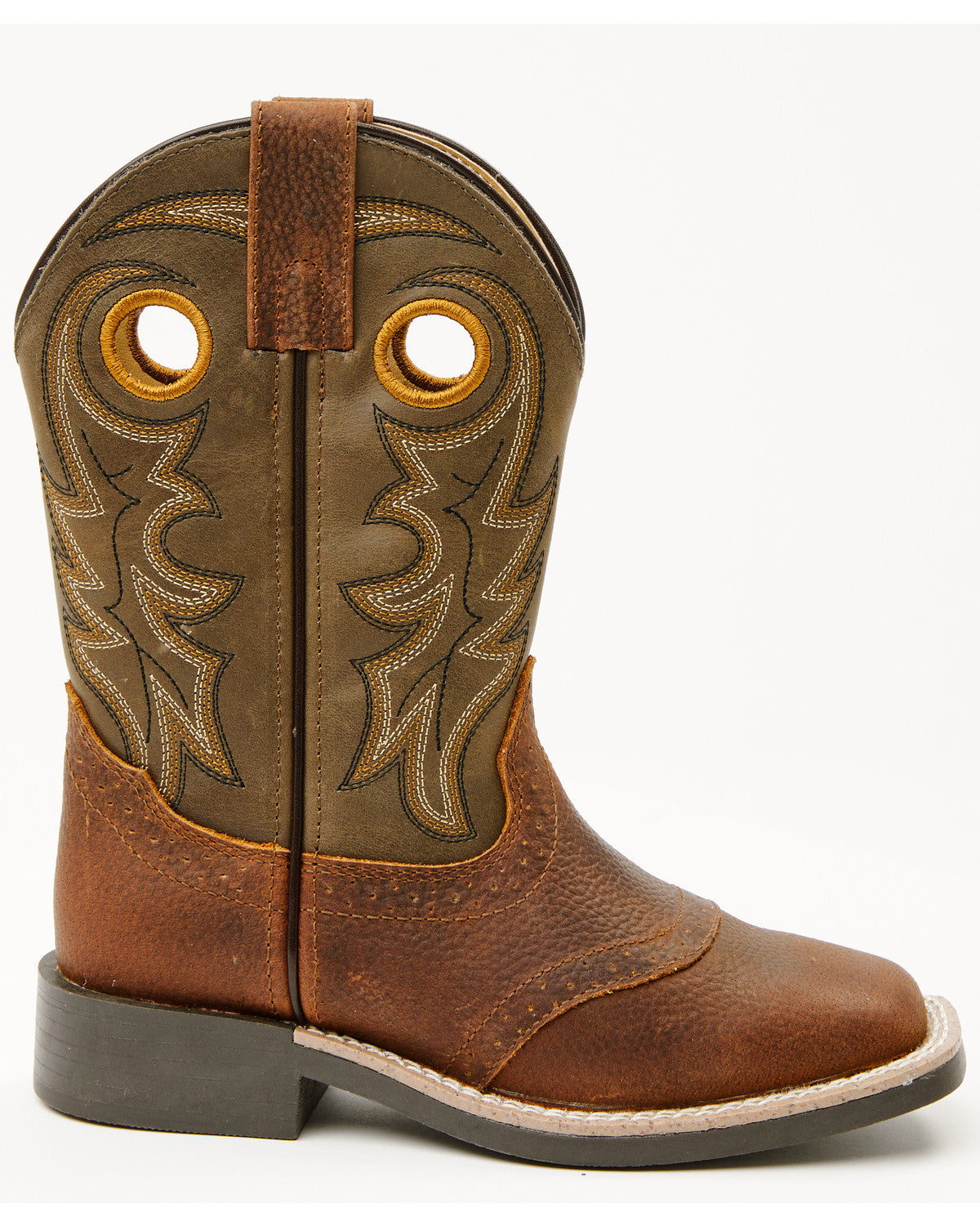 Cody James Boys' Buck Western Boots - Broad Square Toe