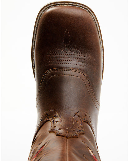 Cody James Boys' Ripped Flag Western Boots - Broad Square Toe