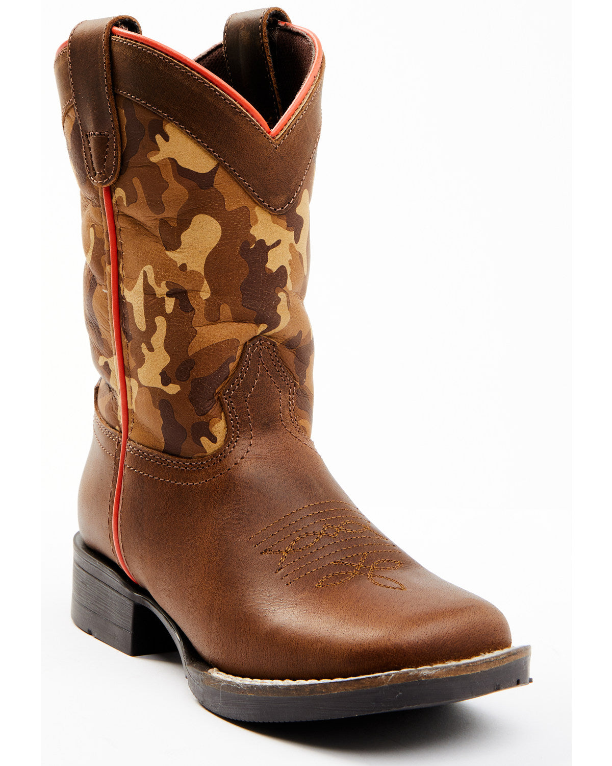 Cody James Boys' Camo Western Boots - Square Toe