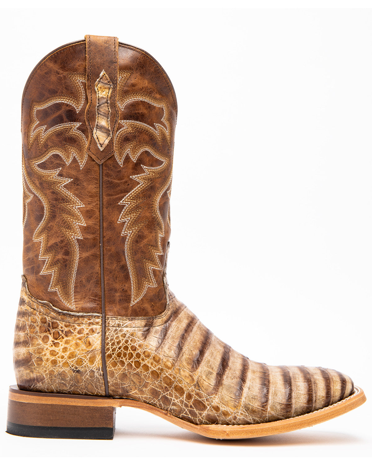 Cody James Men's Caiman Belly Western Boots - Broad Square Toe