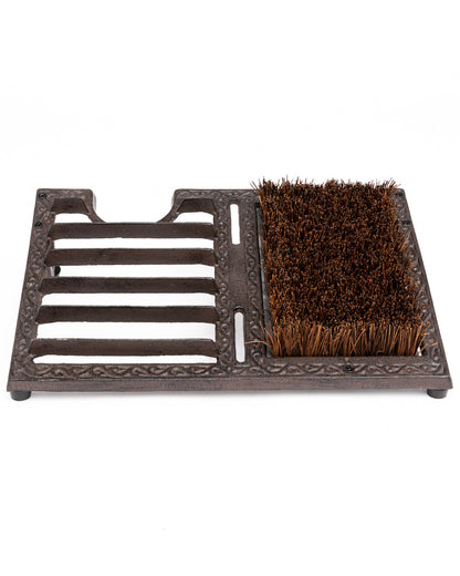 Cody James Boot Barn Ranch Cast Iron Boot Jack & Brush