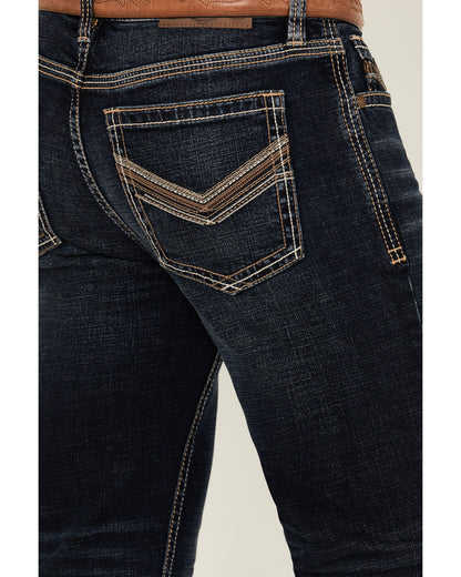Cody James Men's Night Ranger Wash Wyatt Slim Bootcut Stretch Denim Je