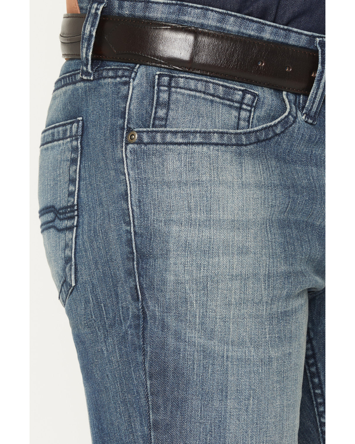 Cody James Men's Texas Wash Wyatt Slim Bootcut Stretch Denim Jeans