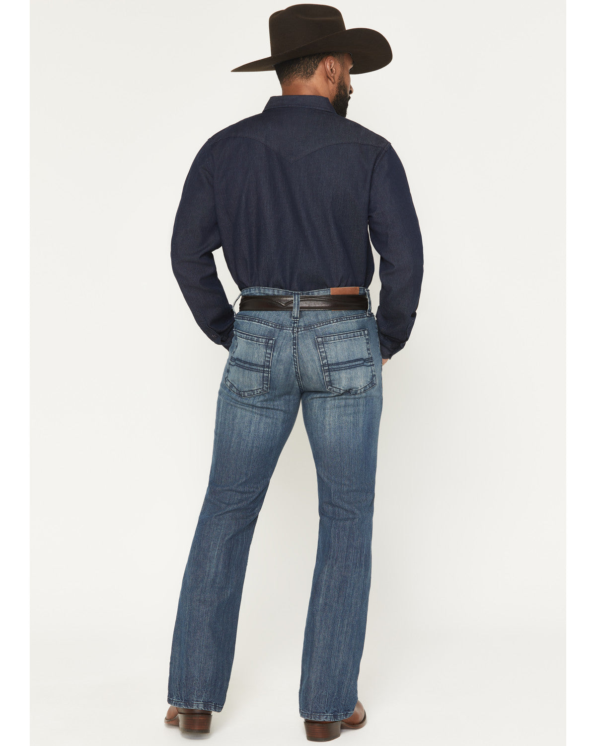 Cody James Men's Texas Wash Wyatt Slim Bootcut Stretch Denim Jeans
