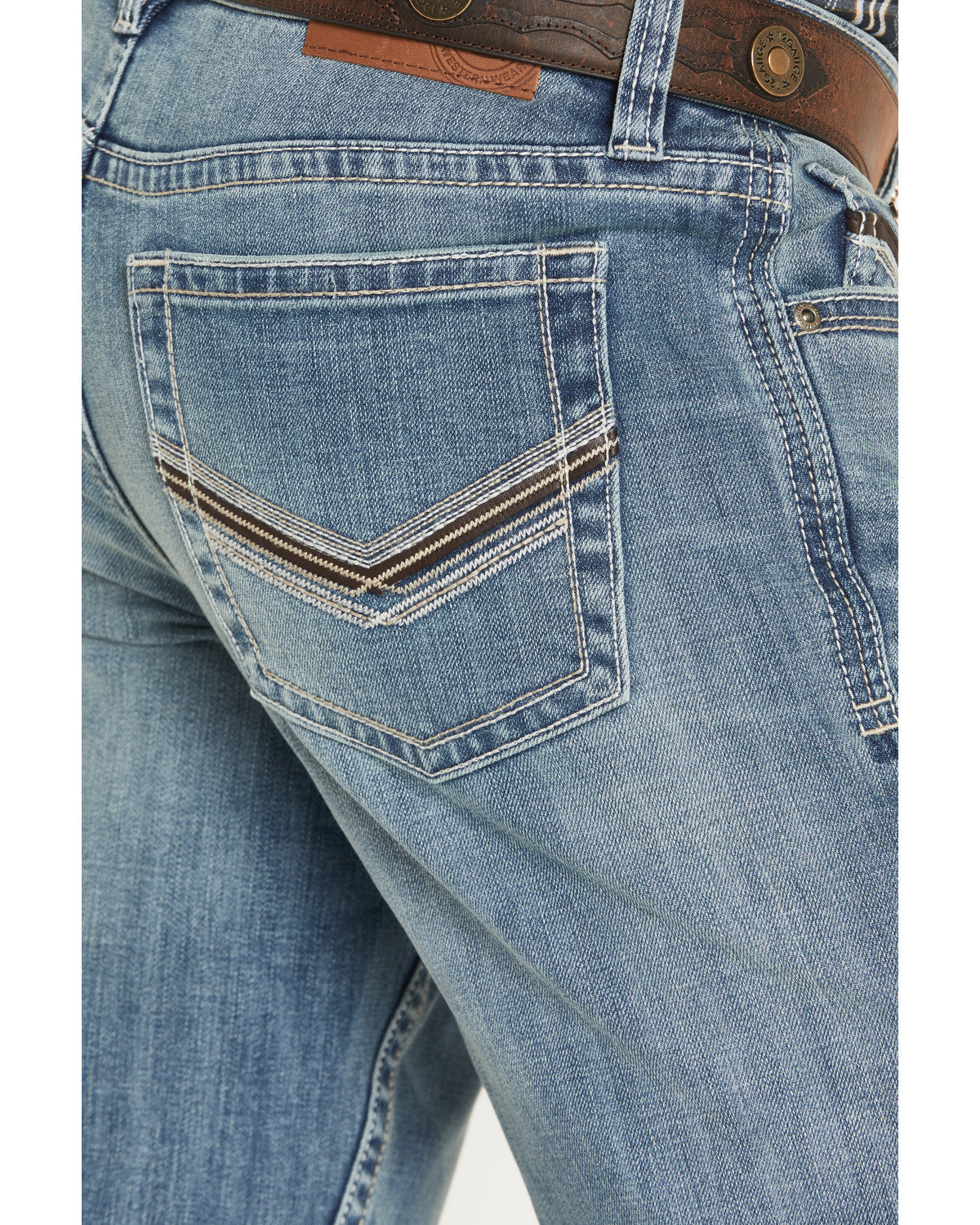 Cody James Men's Rowdy Wash Jackson Slim Straight Stretch Denim Jeans