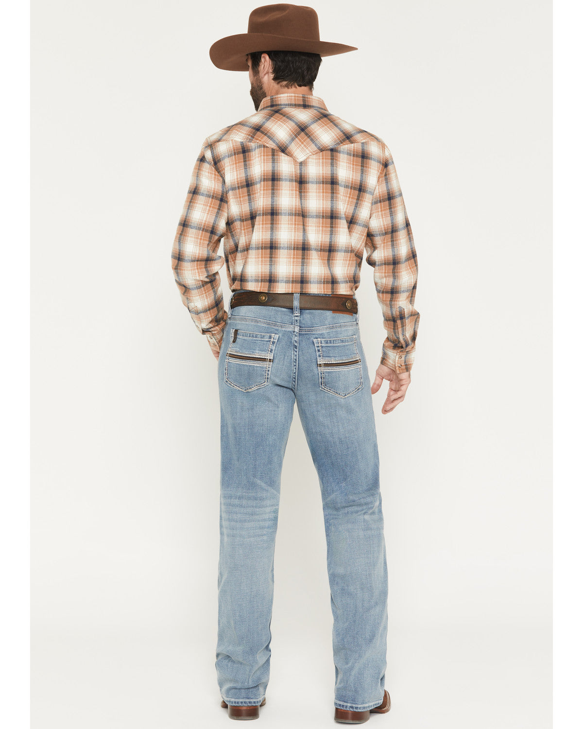 Cody James Men's Cooper Wash Duke Relaxed Bootcut Stretch Denim Jeans