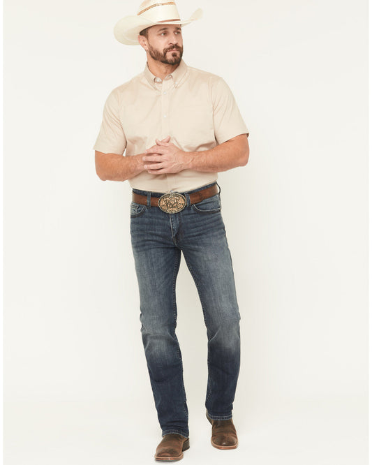 Cody James Men's Poncho Wash Jackson Slim Straight Stretch Denim Jeans