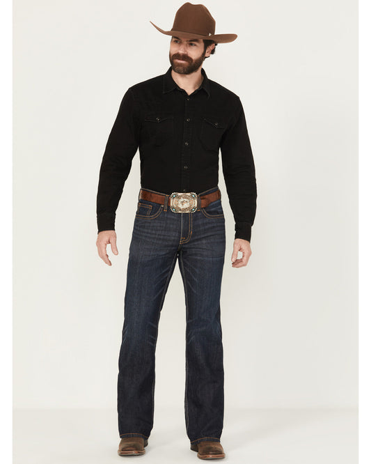 Cody James Men's Night Hawk Wash Duke Relaxed Bootcut Stretch Denim Je