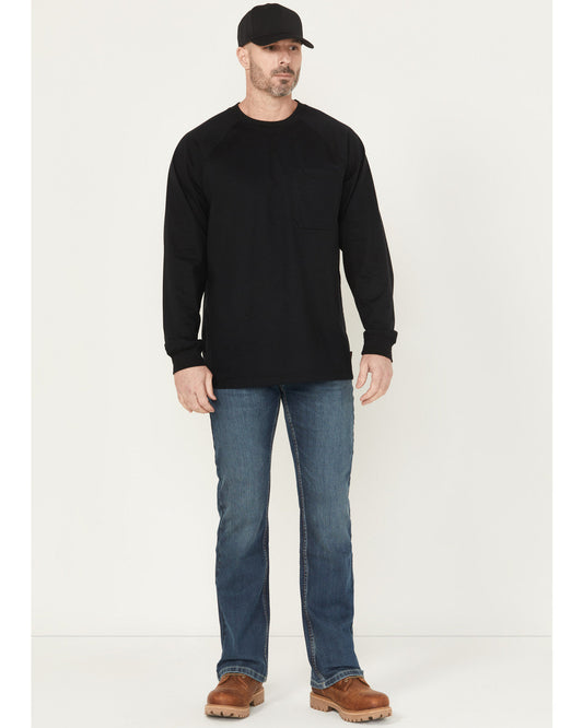 Cody James Men's FR Medium Wash Bozeman Slim Bootcut Stretch Denim Wor