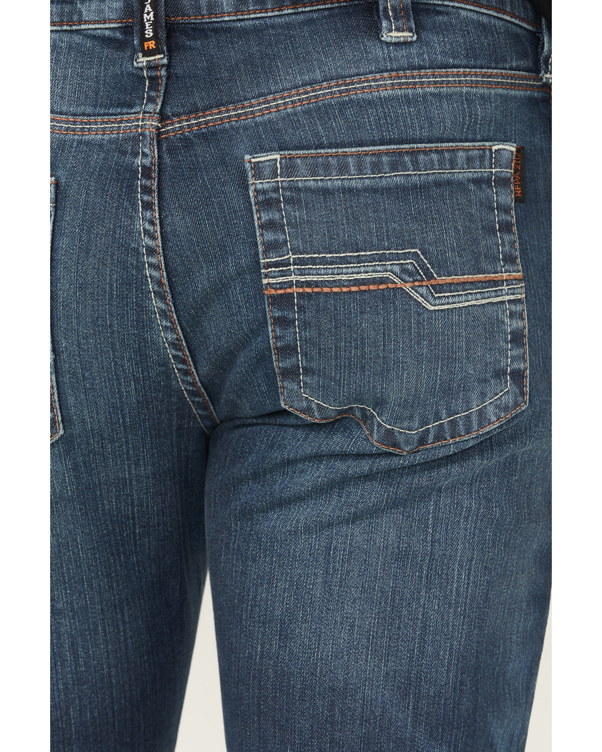 Cody James Men's FR Medium Wash Bozeman Slim Bootcut Stretch Denim Wor