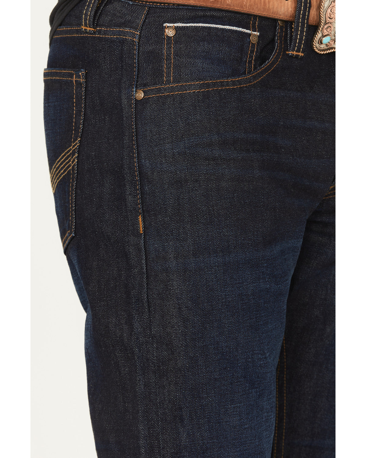 Cody James Men's Tucson Wash Jackson Slim Straight Selvedge Rigid Deni