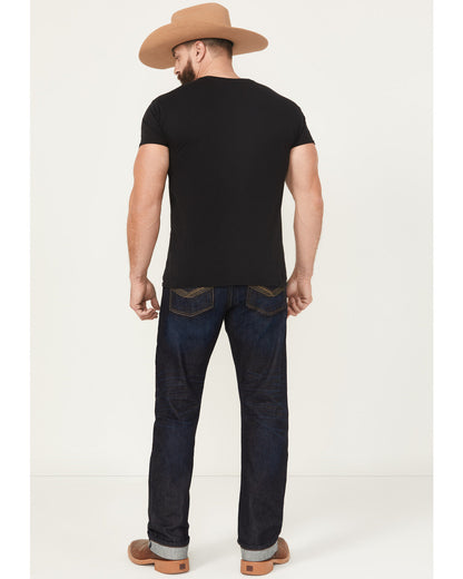 Cody James Men's Tucson Wash Jackson Slim Straight Selvedge Rigid Deni