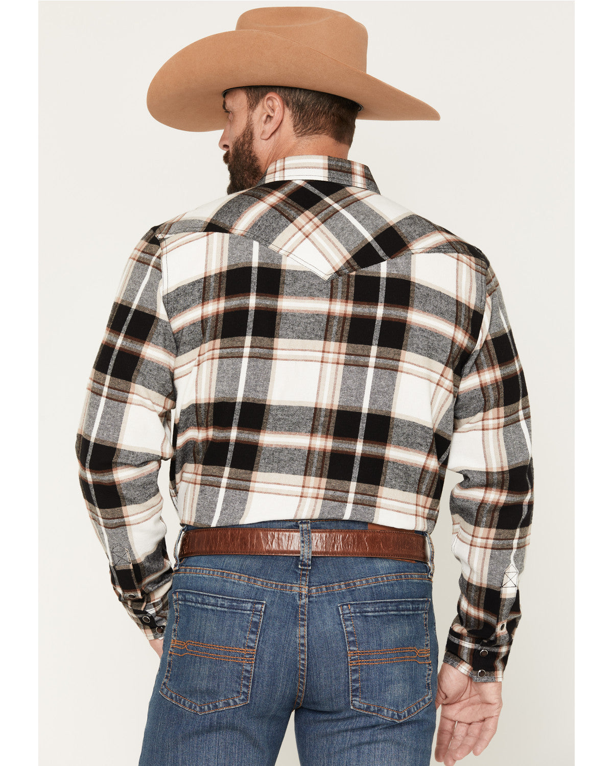 Cody James Men's Standard Issue Plaid Print Long Sleeve Snap Flannel S