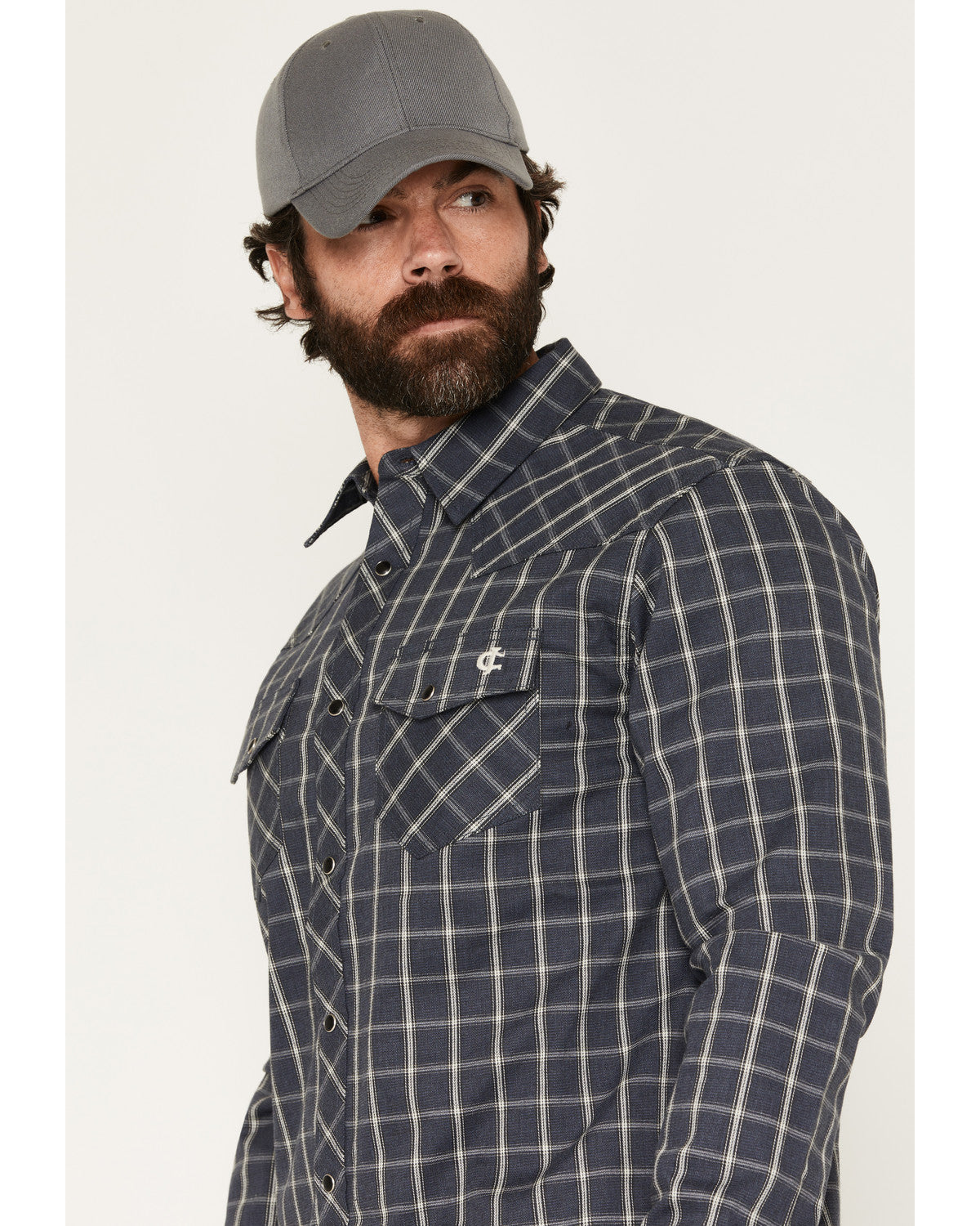 Cody James Men's FR Maricopa Plaid Print Long Sleeve Snap Work Shirt