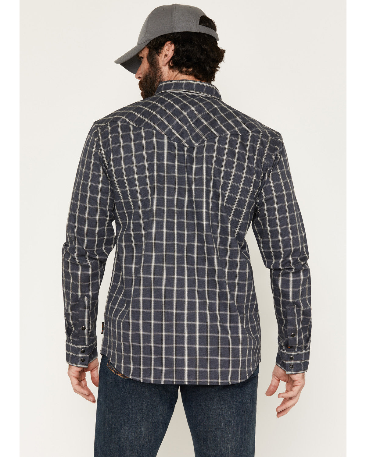 Cody James Men's FR Maricopa Plaid Print Long Sleeve Snap Work Shirt