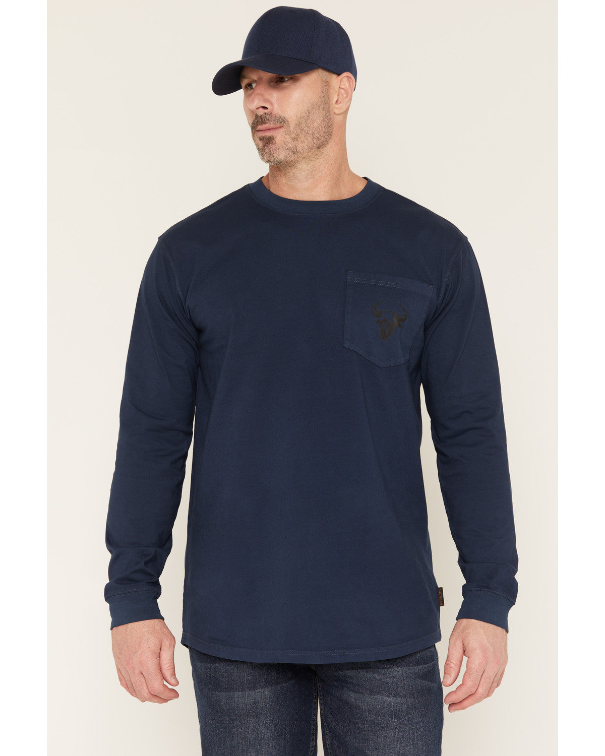 Cody James Men's FR Pocket Bull Solid Snap Long Sleeve Work Shirt