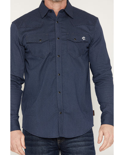 Cody James Men's FR Medora Print Long Sleeve Snap Stretch Western Work