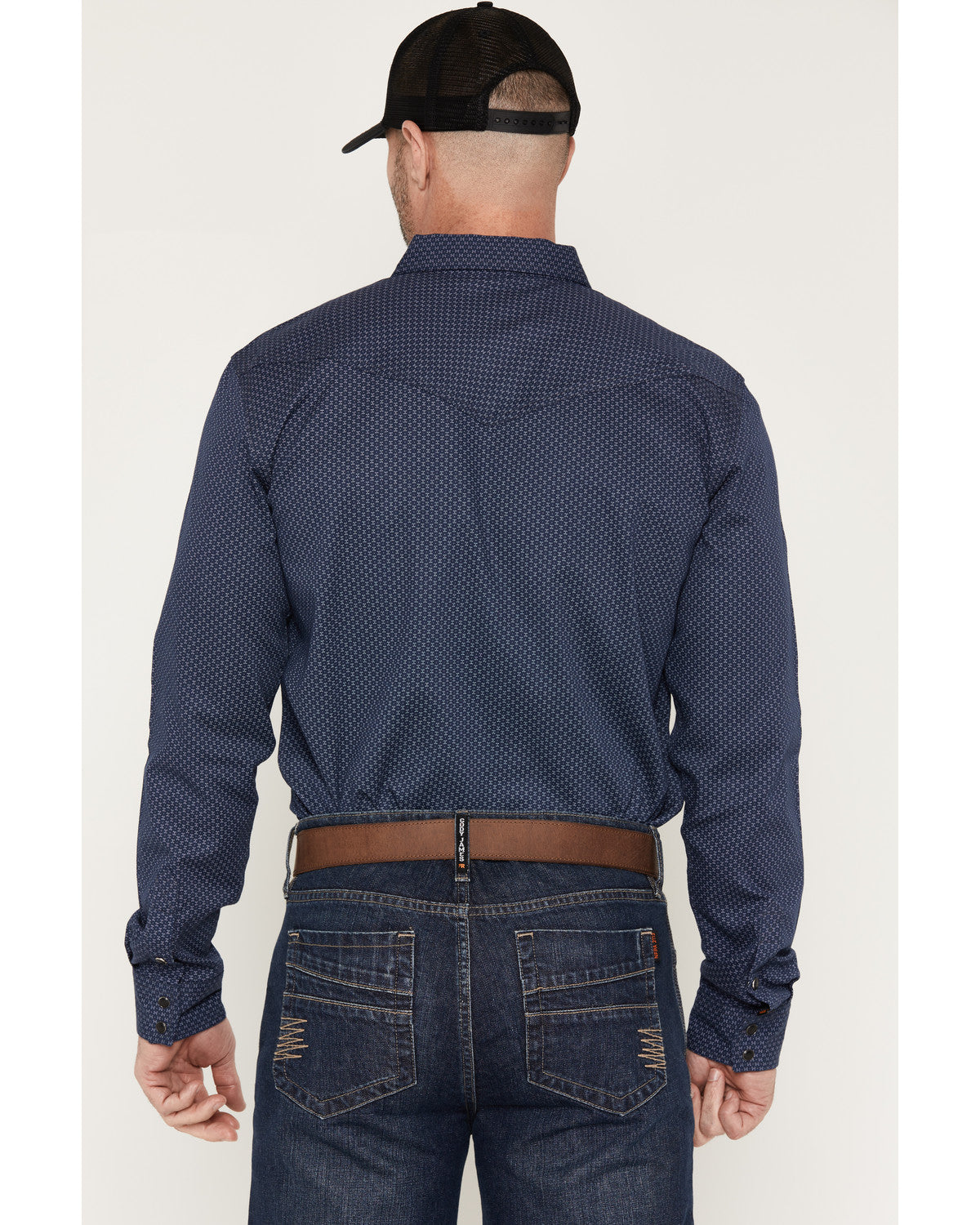 Cody James Men's FR Medora Print Long Sleeve Snap Stretch Western Work