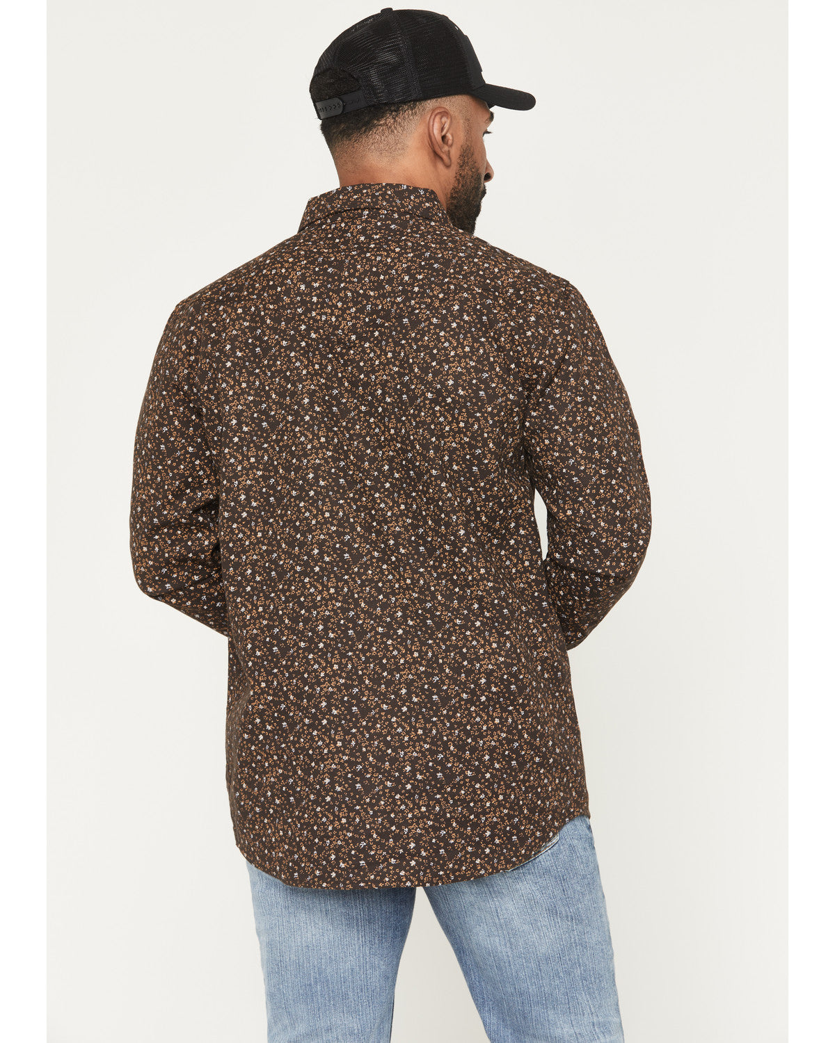 Cody James Men's FR Milkweed Printed Long Sleeve Stretch Work Shirt