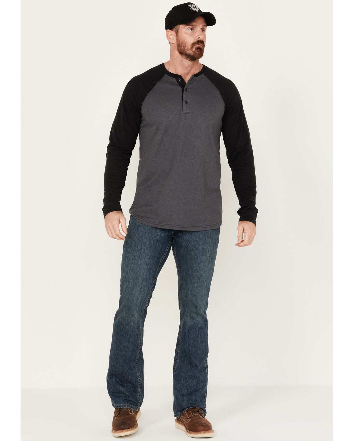 Cody James Men's FR Bozeman Medium Wash Slim Bootcut Work Jeans