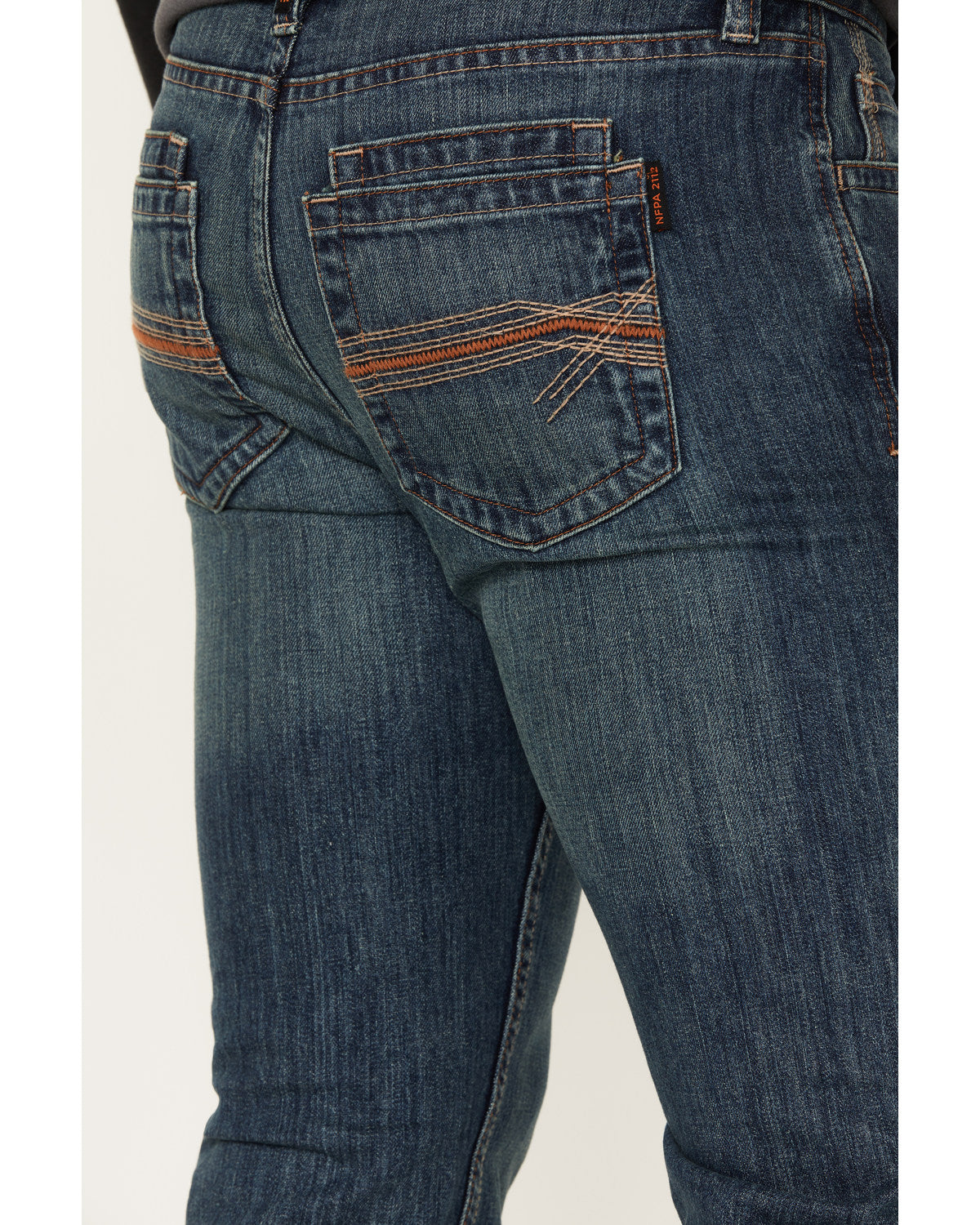 Cody James Men's FR Bozeman Medium Wash Slim Bootcut Work Jeans