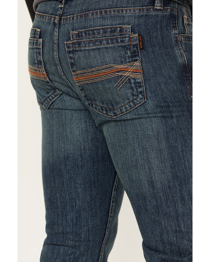 Cody James Men's FR Bozeman Medium Wash Slim Bootcut Work Jeans