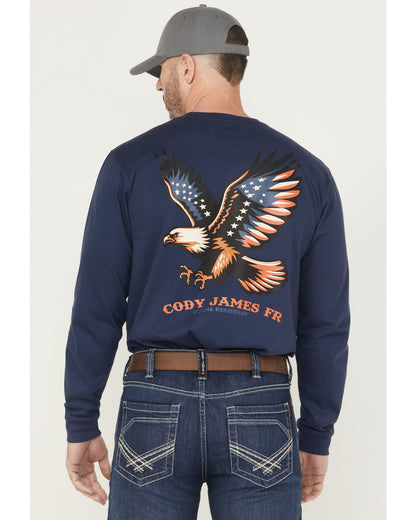 Cody James Men's FR Eagle Long Sleeve Graphic Work Shirt