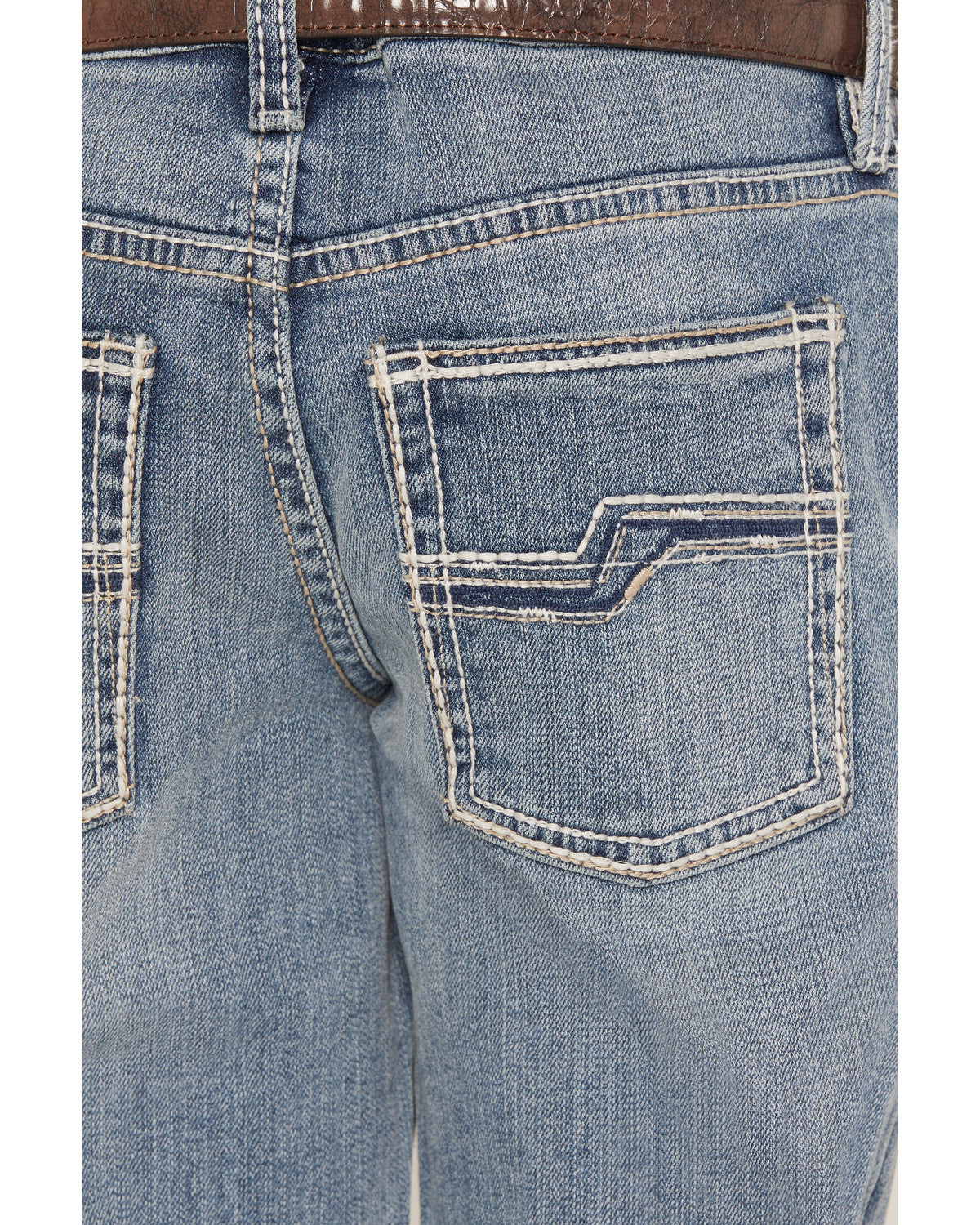 Cody James Boys' Kansas Light Wash Slim Bootcut Stretch Denim Jeans