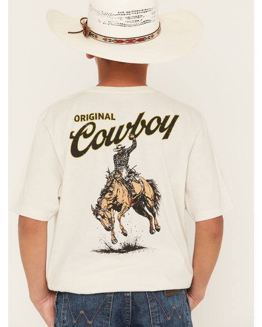 Cody James Boy's Original Cowboy Logo Short Sleeve Graphic T-Shirt