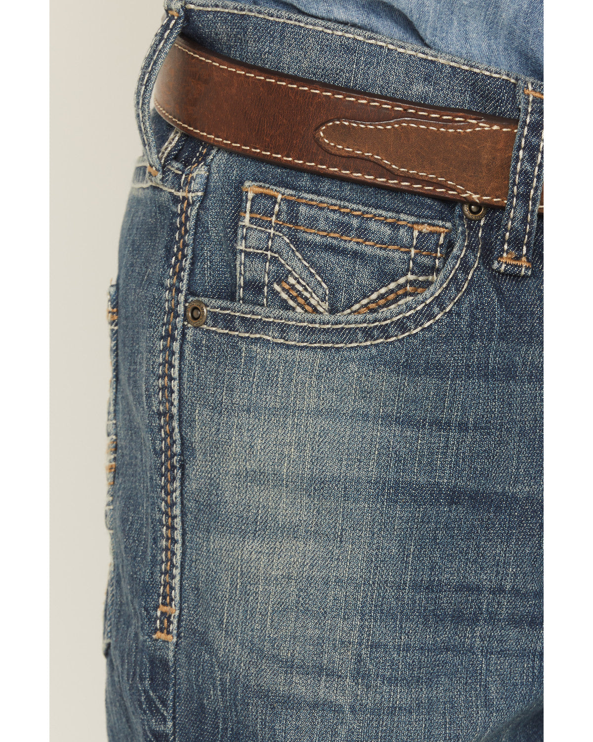 Cody James Boys' Texas Dark Wash Relaxed Bootcut Stretch Denim Jeans