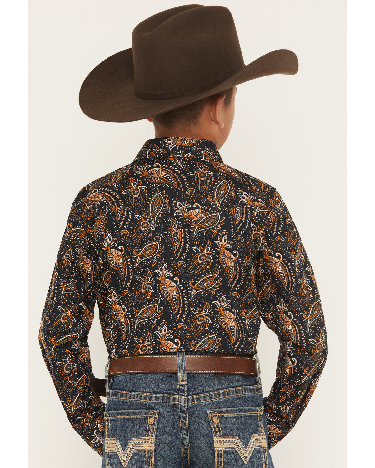 Cody James Men's Canyon Rider Paisley Print Long Sleeve Snap Western S