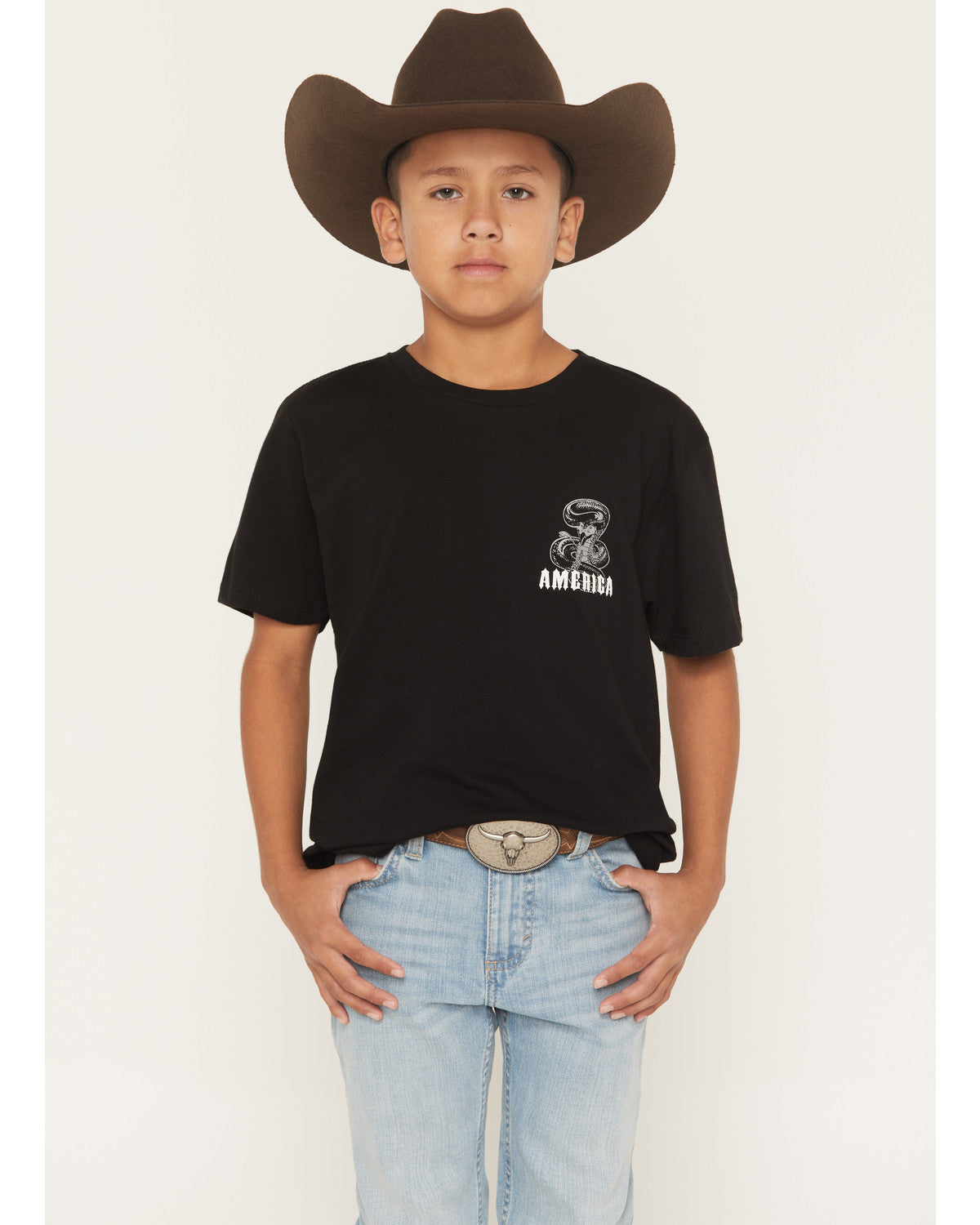 Cody James Boys' Don't Tread On Me Short Sleeve Graphic T-Shirt