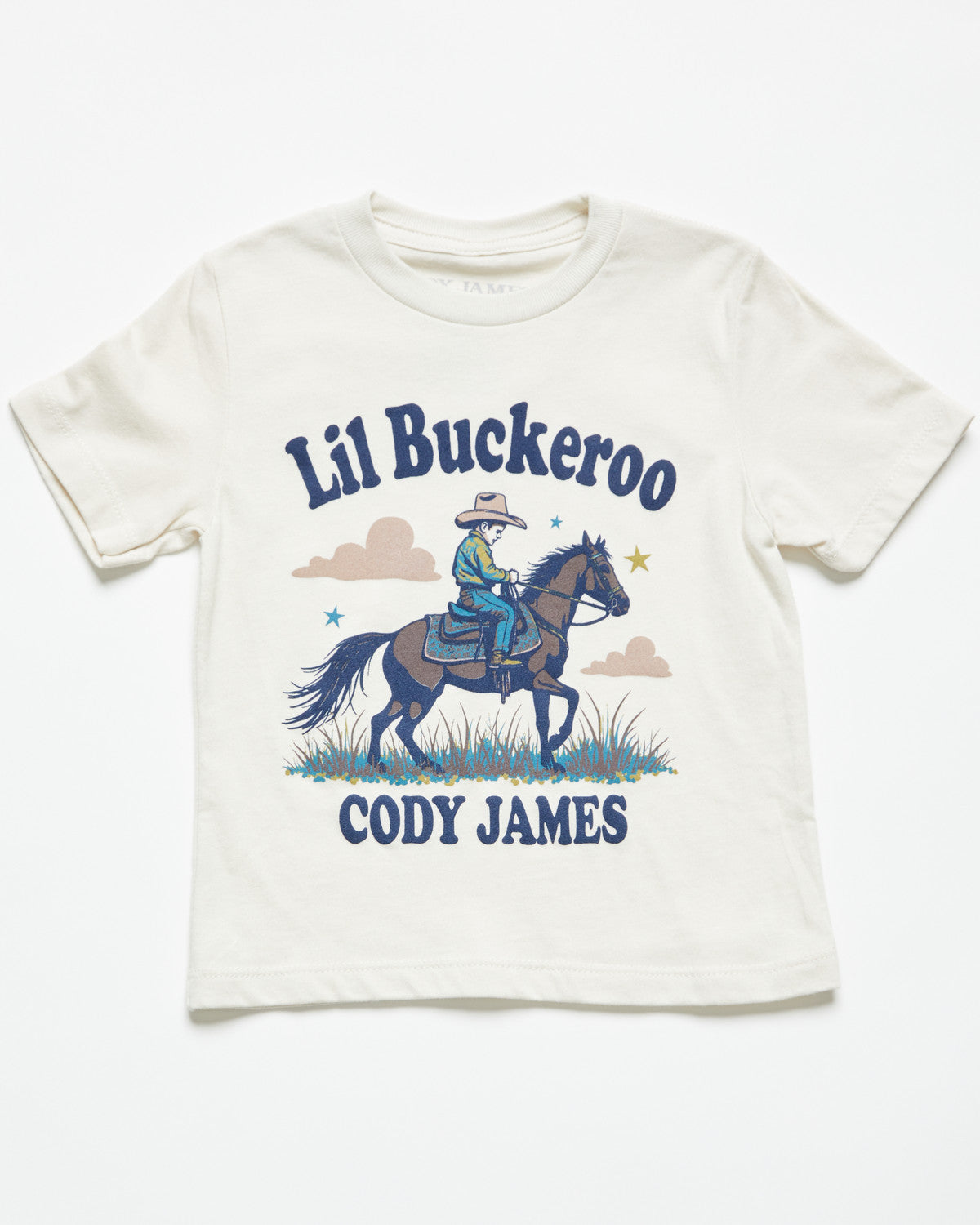 Cody James Toddler Boys' Lil Buckaroo Short Sleeve Graphic T-Shirt