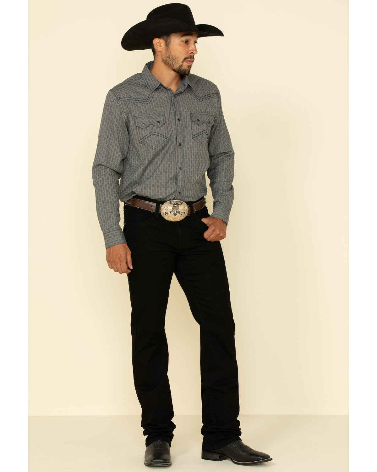 Cody James Men's Night Rider Wash Jackson Slim Stackable Straight Stre