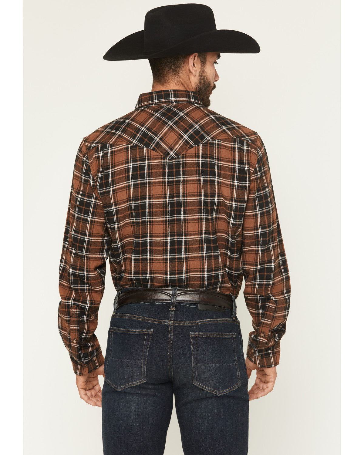 Cody James Black 1978® Men's Caddis Plaid Print Long Sleeve Button-Dow
