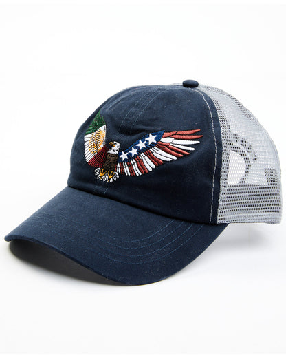 Cody James Men's Mexico & American Eagle Embroidered Ball Cap