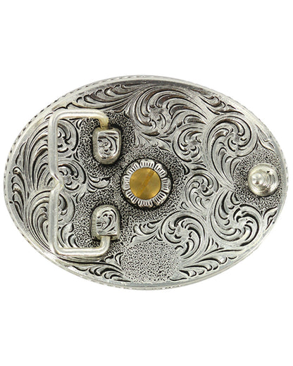 Cody James Men's Antiqued Oval Louisiana Belt Buckle
