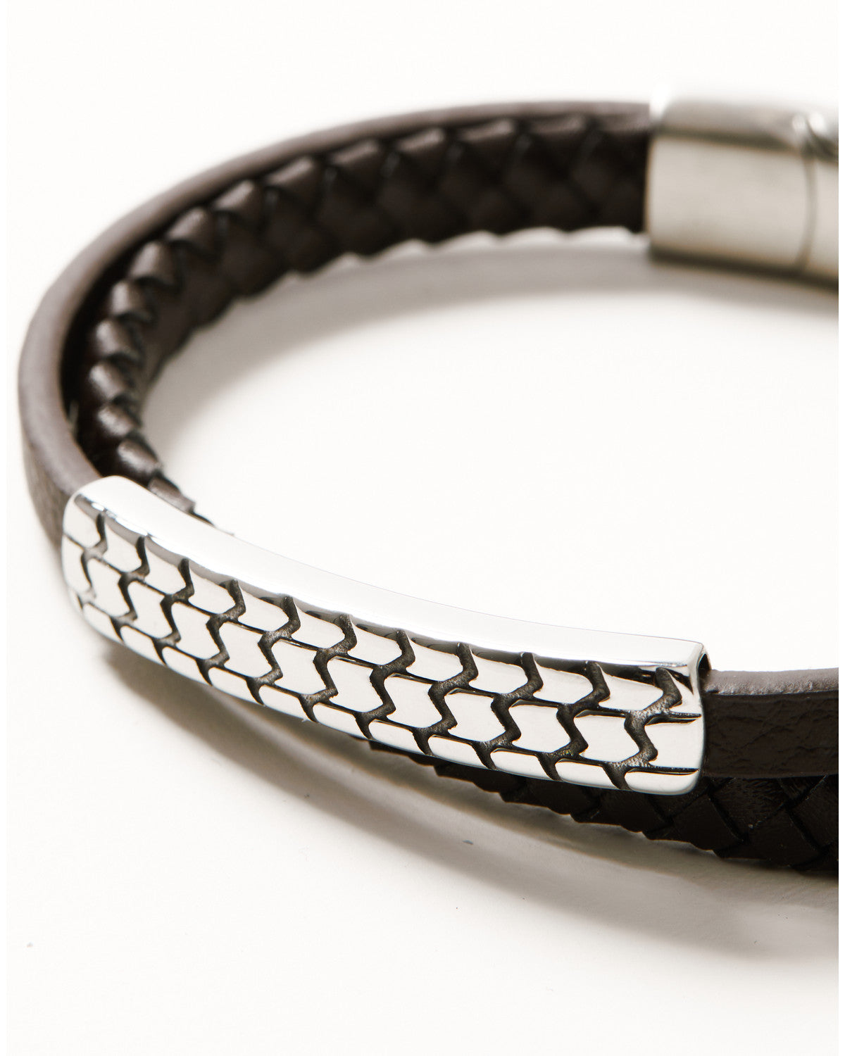 Cody James Men's Adjustable Leather Bracelet