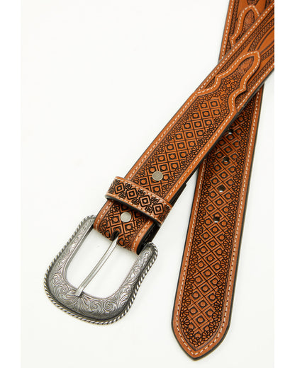 Cody James Men's Geo Embossed Western Belt