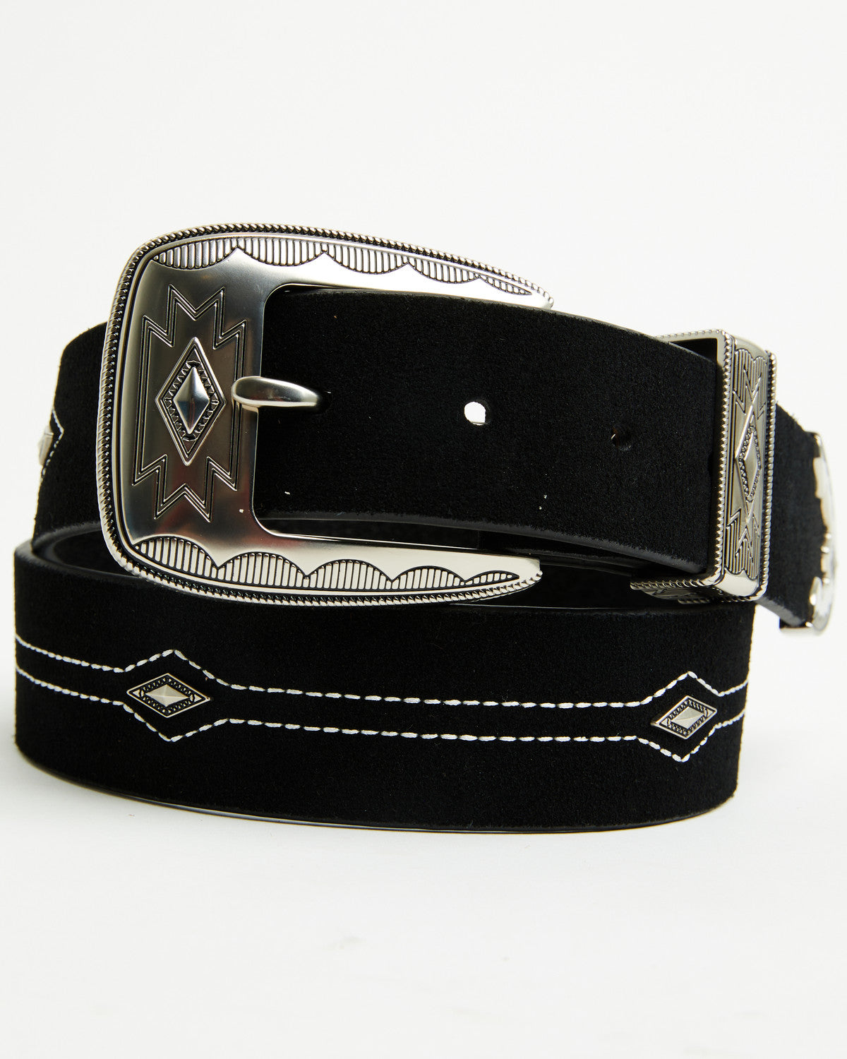 Cody James Men's Farrowe Southwestern Suede Belt