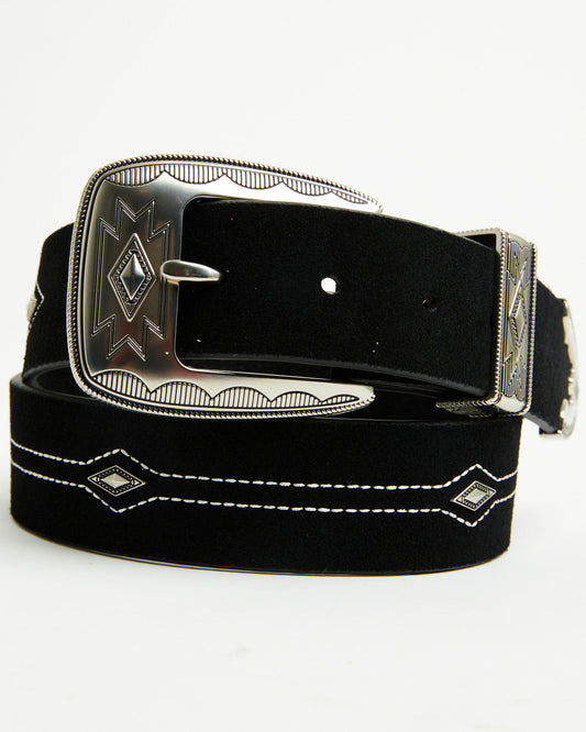 Cody James Men's Farrowe Southwestern Suede Belt