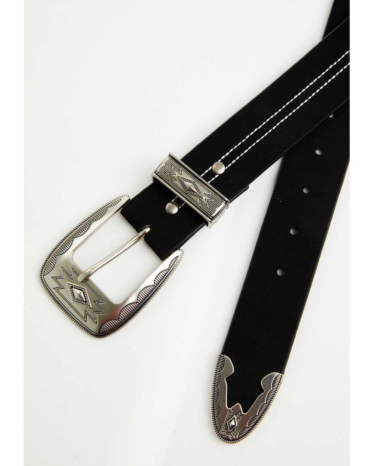Cody James Men's Farrowe Southwestern Suede Belt